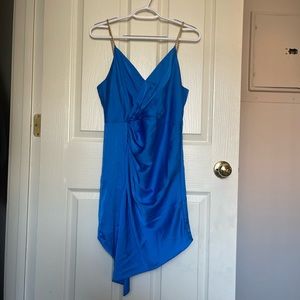 “DOBE” Royal Blue Mini Dress